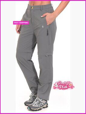 Stretch Convertible Zip-Off Pants, Quick Dry Hiking Pants
